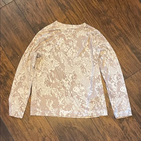 Old Navy Active Beige Camouflage Shirt SZ M (8) - Picture 1 of 4